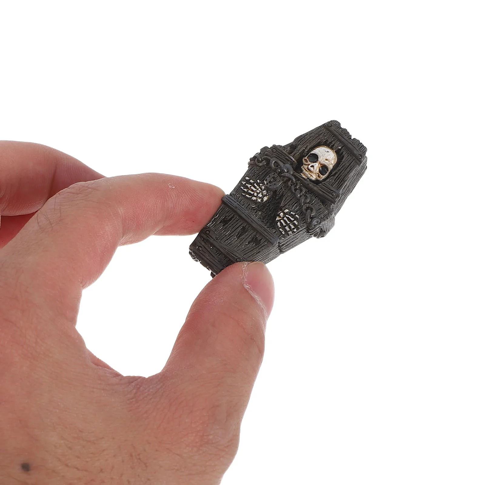 

Halloween Resin Statue Mini Figures Coffin Decorations Miniature Ornaments s