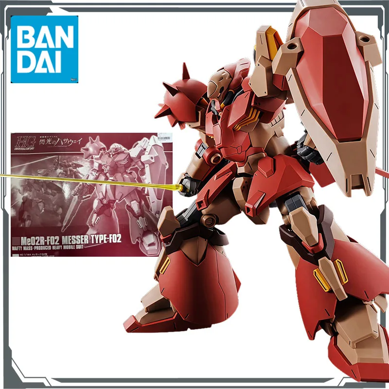 

Bandai Original MODEL KIT GUNDAM HG Me02R Mesa F02 Type 1/144 Anime Action Figure Assembly Model Toys Model Gifts for Boys