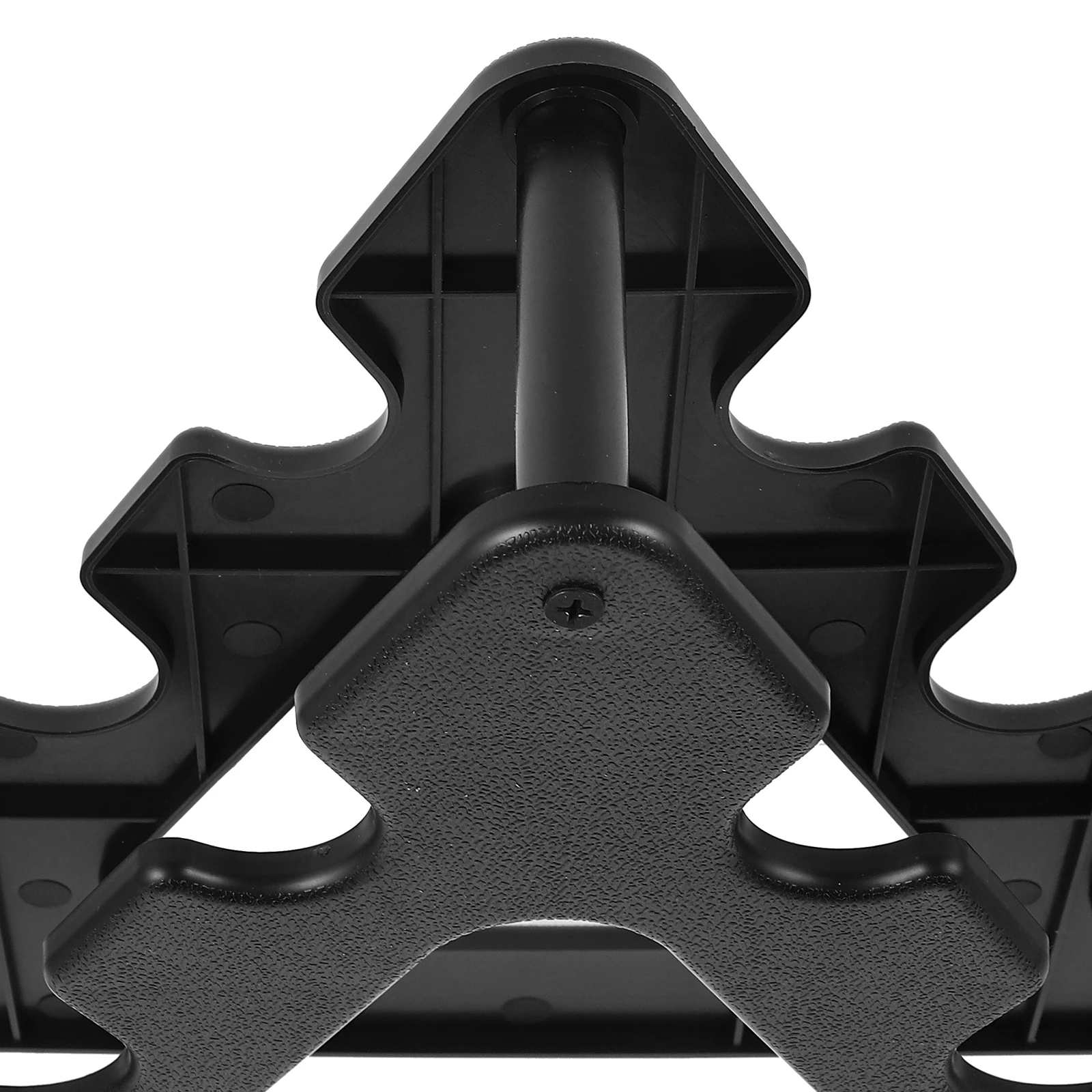 

2pcs Fitness Dumbbell Rack Sturdy Base Compact Weight Holder Replacement Stand For Home Gym Durable Plastic Storage Rack Floor