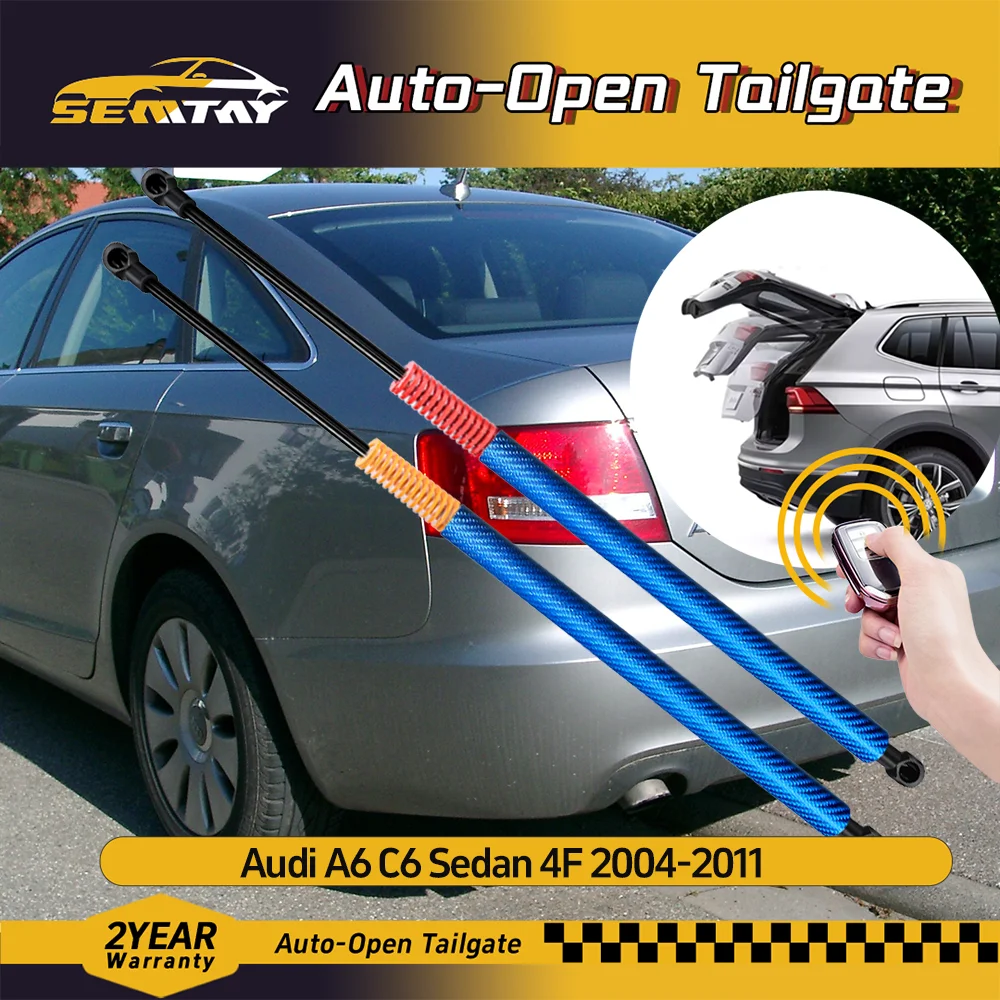 

SEMTAY автоматические подъемные стойки багажника с пружиной для Audi A6 C6 Sedan 4F 2004-2011, задние опоры багажника