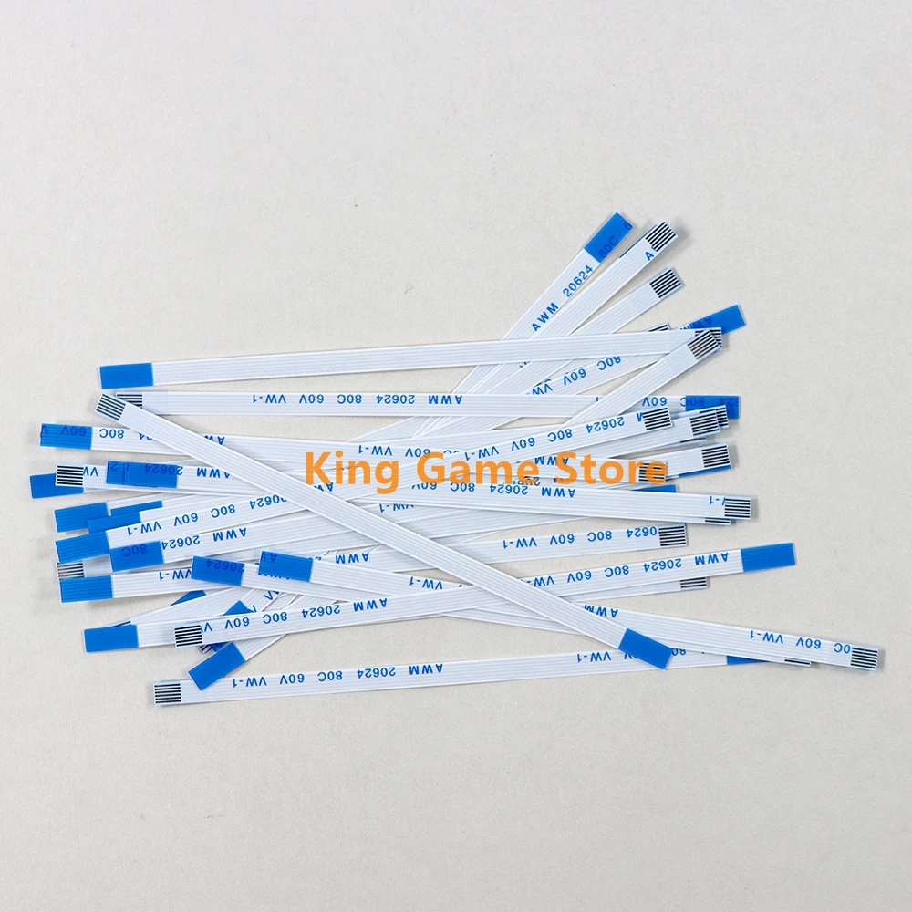 500 Buah Kabel Fleksibel Sakelar Daya 6Pin untuk Pengendali PS3 Slim 3000 4000 untuk PS3 Slim 3K 4K 6PIN Suku Cadang Perbaikan Kabel Fleksibel On Off
