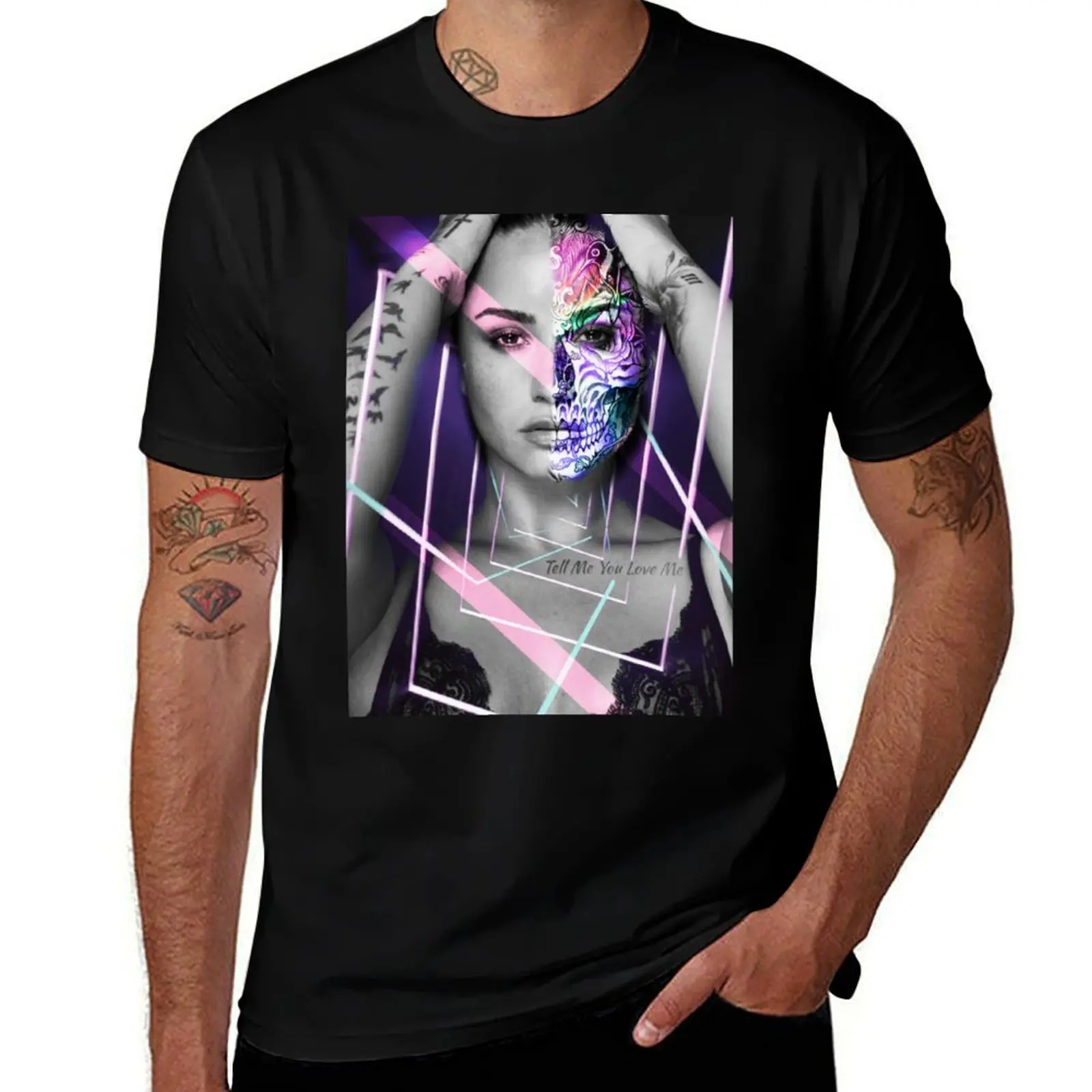 

Tell Me You Love Me by ddlovato T-Shirt valentines clothes cute clothes plain boys whites Men's clothing