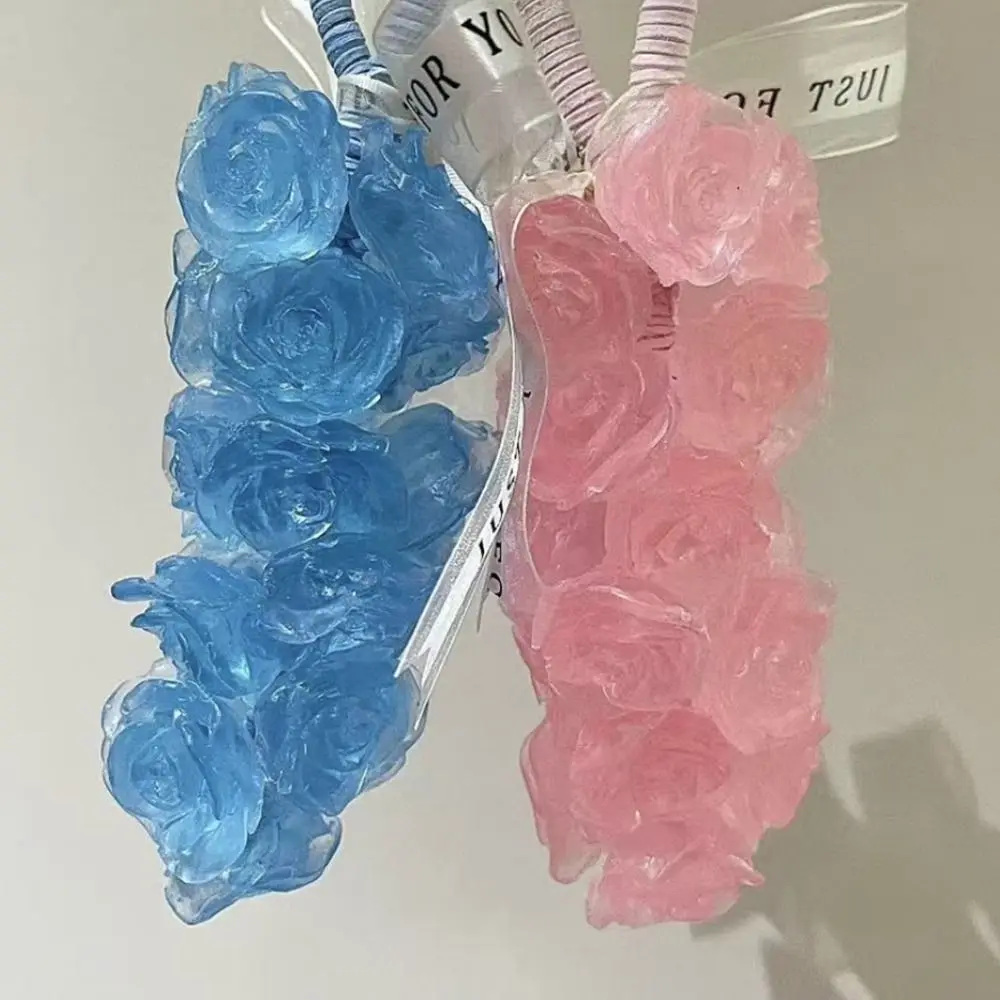 

Creative Transparent Crystal Rose Scented Soap Gentle Rich Foam Rose Cold Soap Can Be Cut Simulated Cleansing Soap for Shower