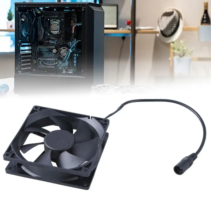 9cm Cooling Solution 90mm Fan DC12V Low Power for Electronics and Pet Enclosure Dropship