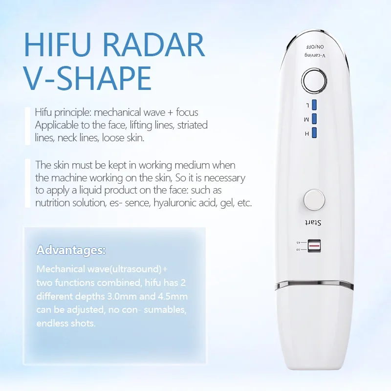 جهاز رادار Hifu لشد البشرة ، نحت الخط ، شد الوجه على شكل حرف V ، إزالة التجاعيد العالية ، آلة التجميل ، تجديد البشرة #2