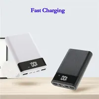 4pcs 18650 Battery DIY Power Bank Case Charge Storage Box 5V Dual USB Type C Android Micro USB Interface For Smart Phones