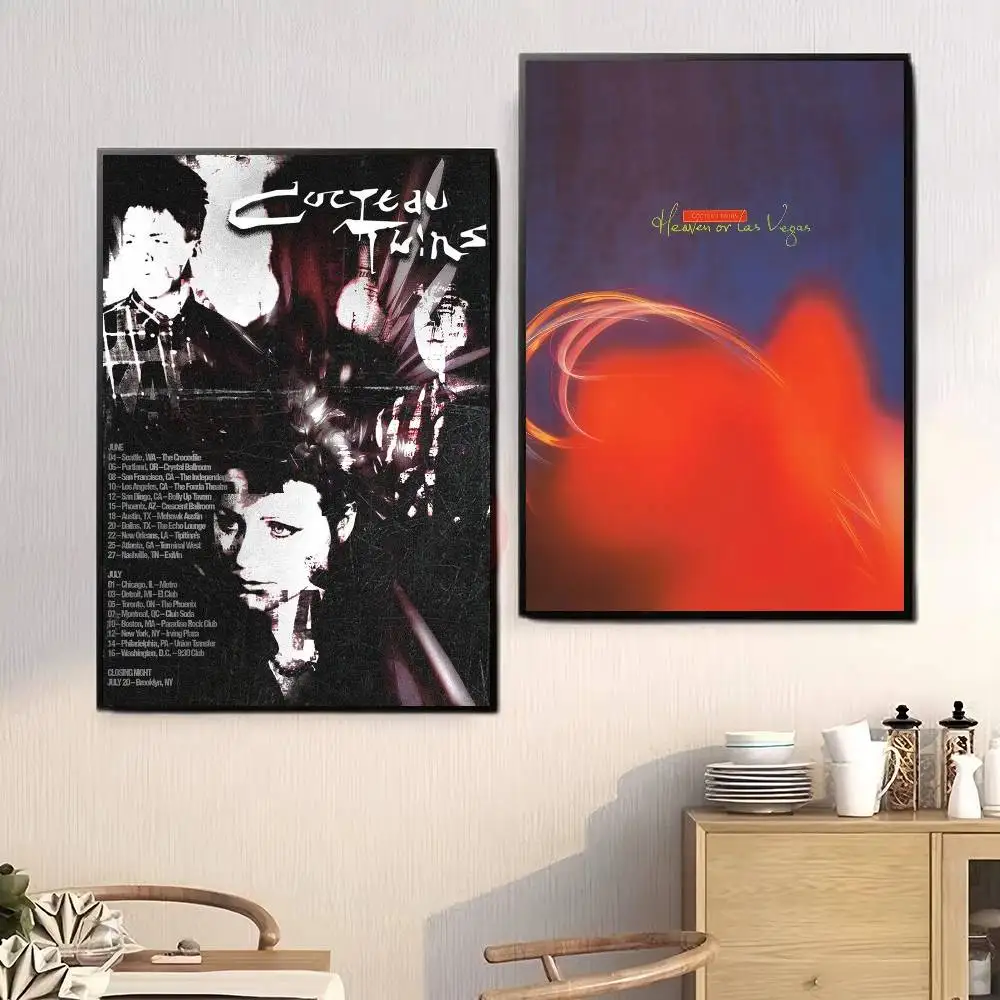 Dream Pop Ethereal Band Cocteau Twins  Classic Movie Posters HD Quality Poster Wall Art Painting Study Nordic Home Decor