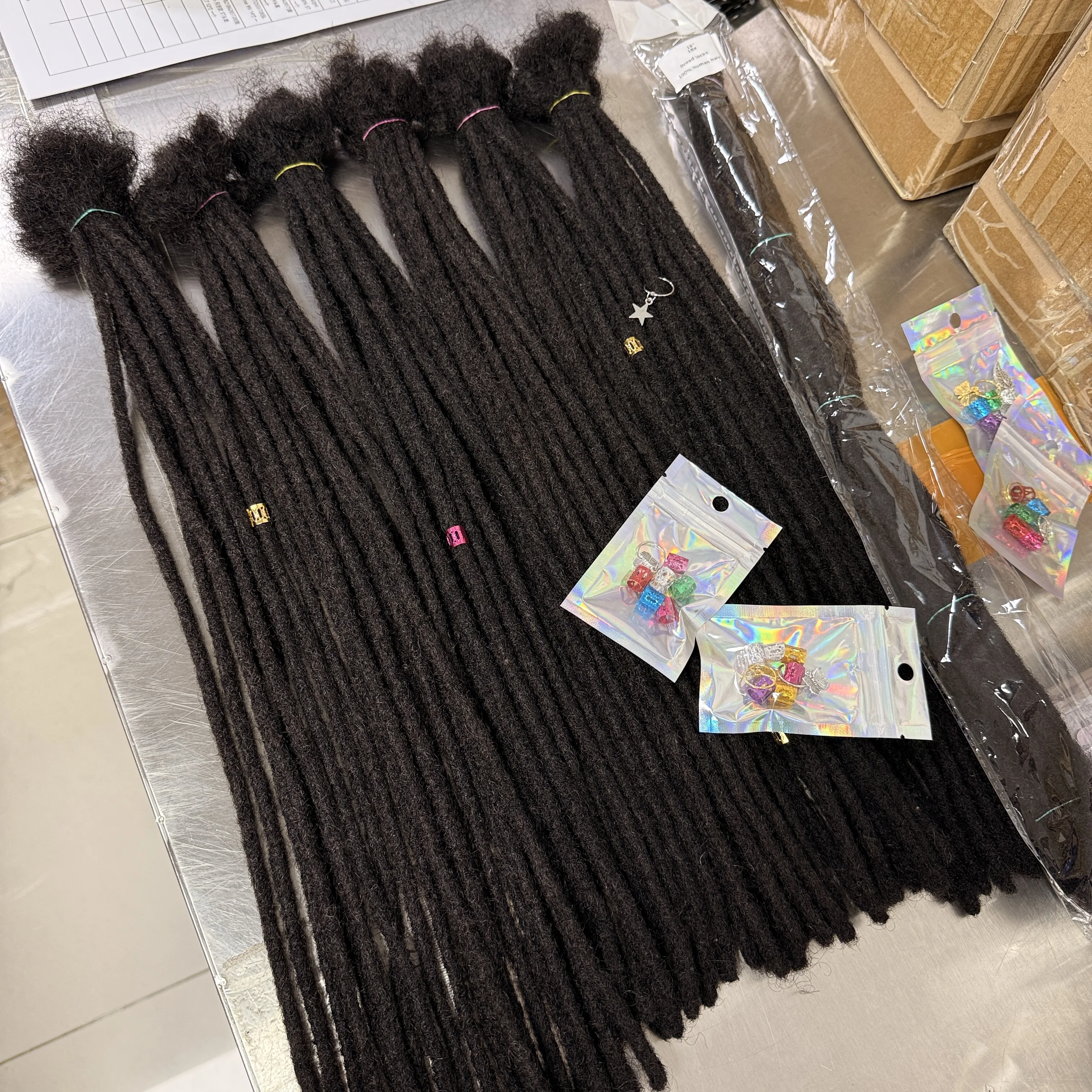 

6-18-дюймовые дреды, человеческие волосы, локоны в стиле хип-хоп, сестрички, косы, наращивание волос ручной работы, вязаные крючком волосы для мужчин и женщин, 10 прядей/шт.