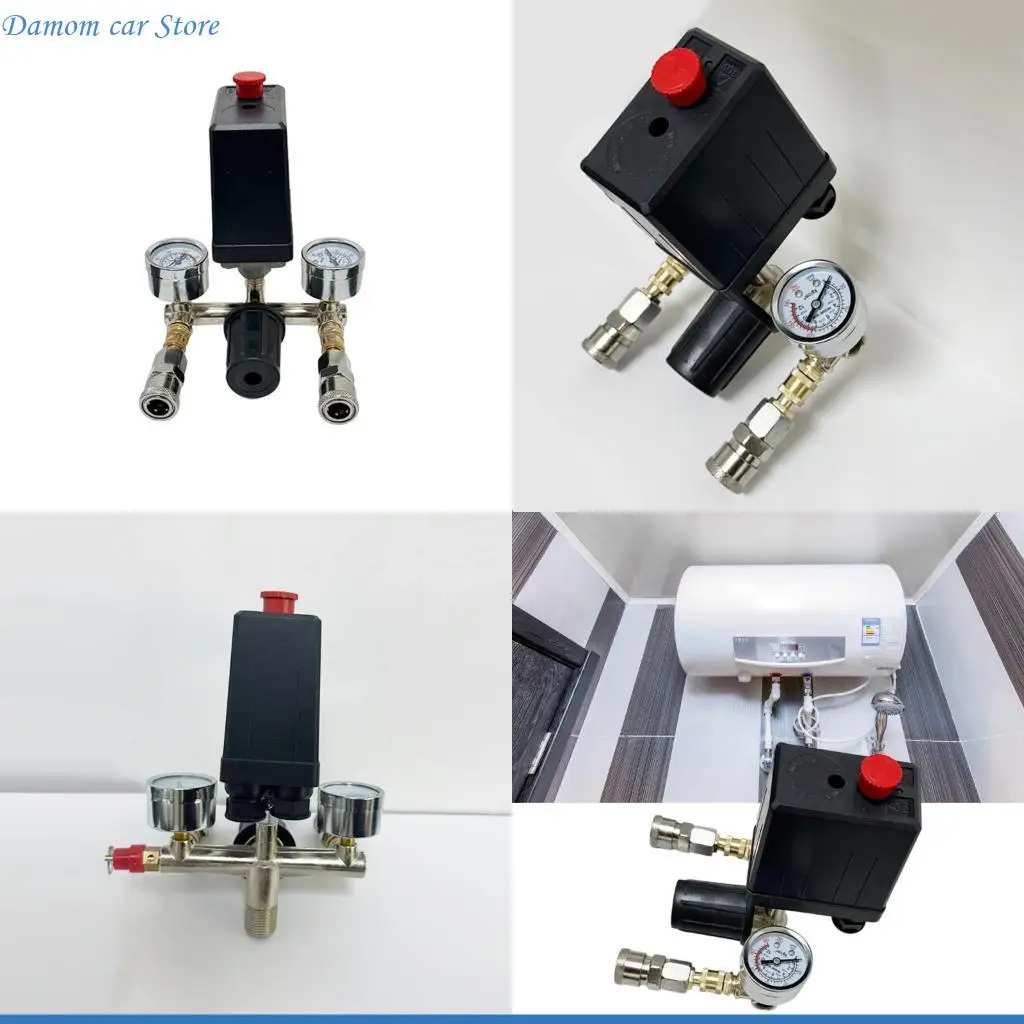 

Блок управления давлением воздушного компрессора A2UC, диапазон 90-120PSI, поршневая система быстрого сброса давления, 220-380 В