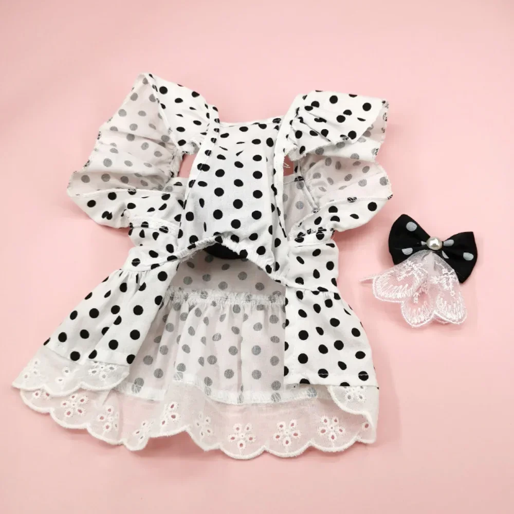 Red Polka Dot Dress for Pet Cat Clothes Sweet Suspenders Cats Clothing for Small Dogs Summer Skirts Princess Dress Pet Clothes