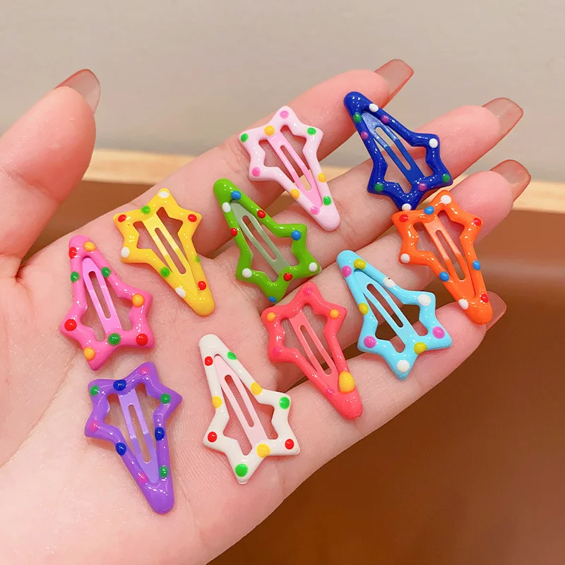 Colorful Bone Shape Dog Hairpin Pet Puppy Kitten Hair Clip Kawaii Hair Accessories Heart Hair Grooming Pet Hair Supplies