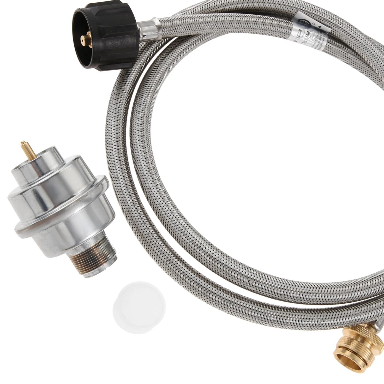 

1 Set F273699 Detachable Propane Fuel Filter with 6FT Stainless Braided Propane Adapter Hose Heater Filter Accessories Durable