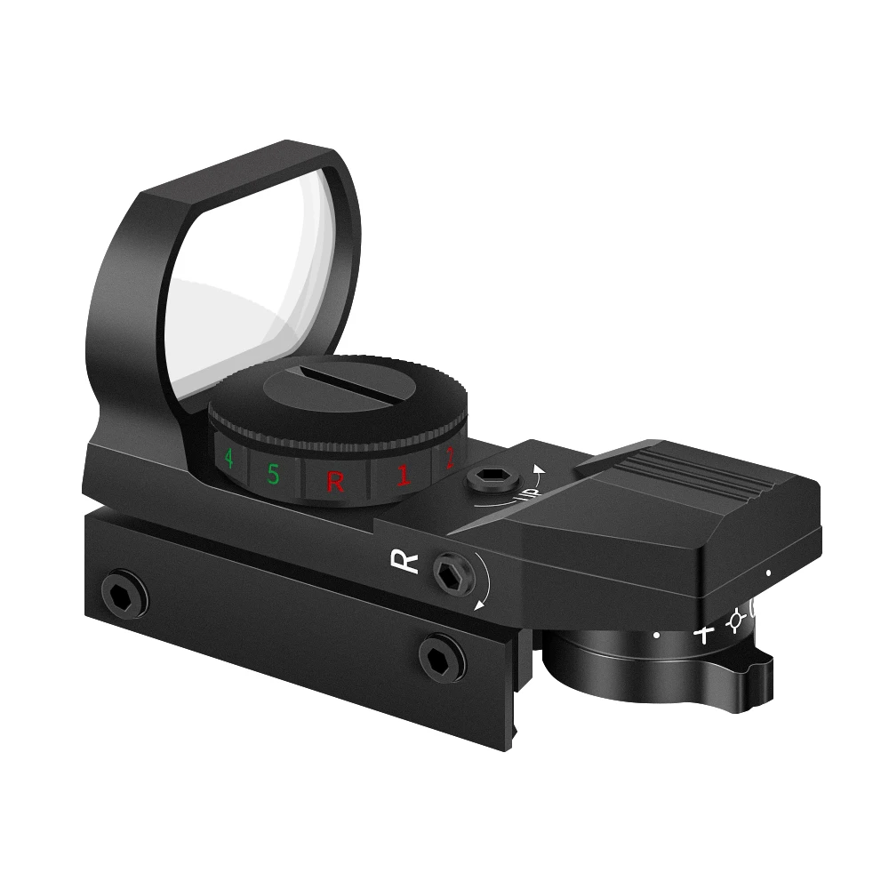 Red Dot Green Multi Reticles 20mm Dovetail Riflescope Reflex Riflescope Optics Holographic Reflex Sight Hunting Rifle Airsoft