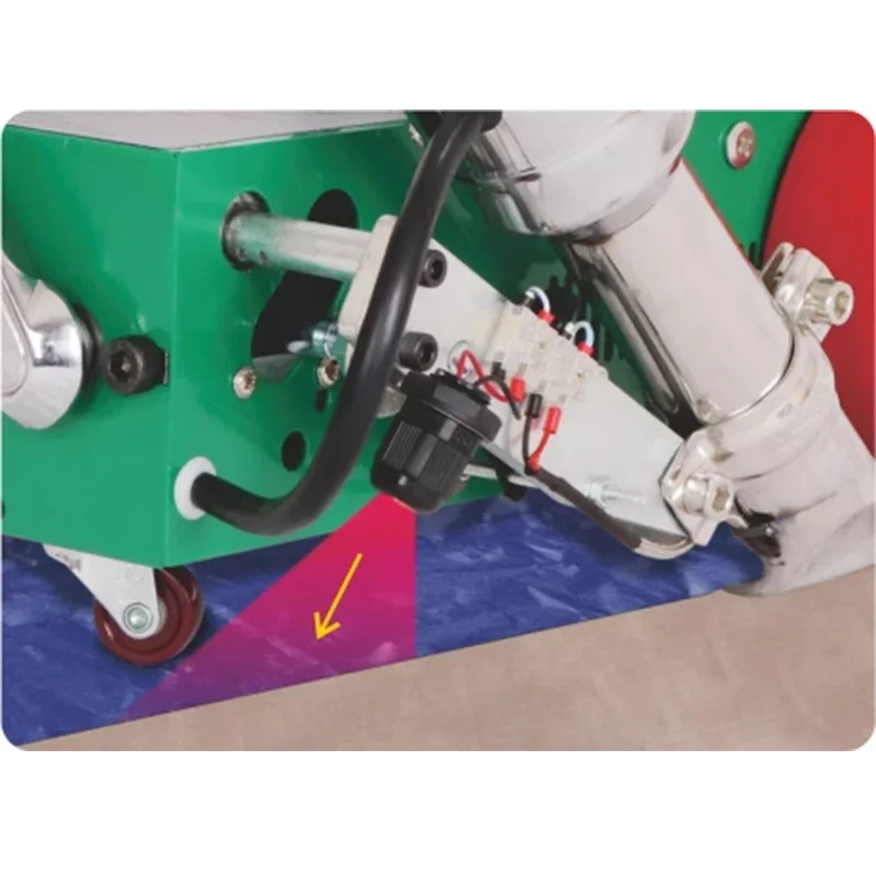 20-700 ℃   印刷布スプライシングマシン 1800 ワット自動 PVC バナーターポリンテント溶接機溶接機ヒートジョインタープラスチック