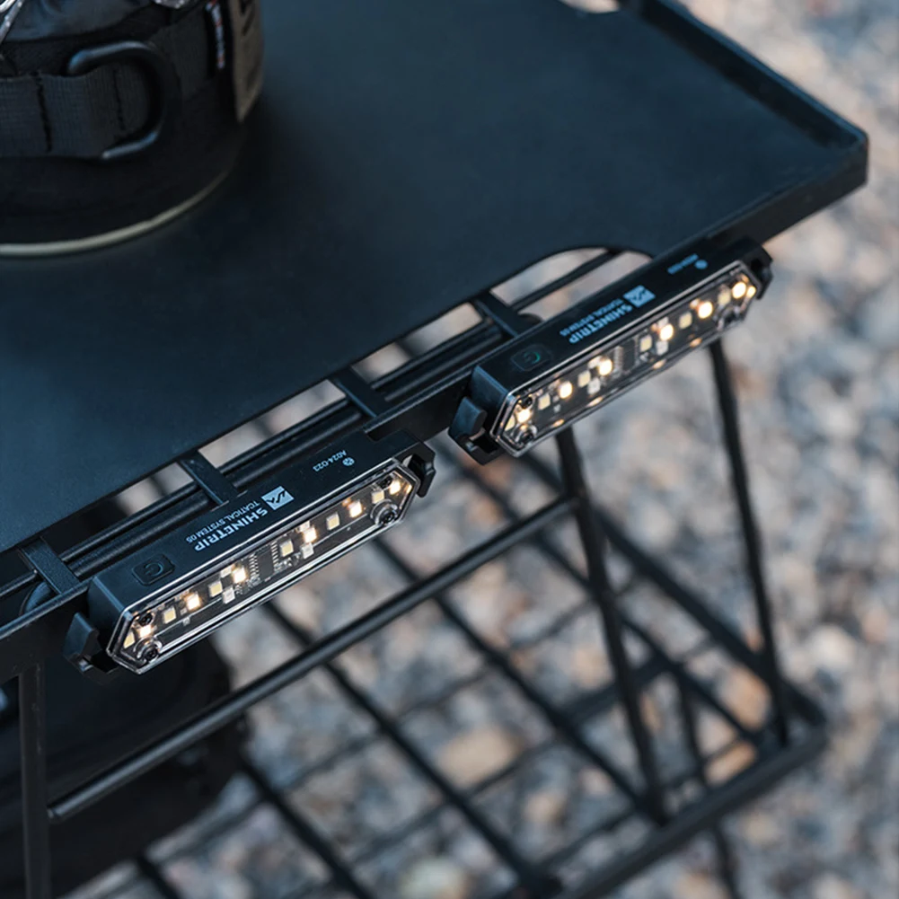 1/2/4 Uds ShineTrip 05Series cuerda de viento táctica luz recargable cuerda de viento luz de advertencia tienda atmósfera decoración lámpara