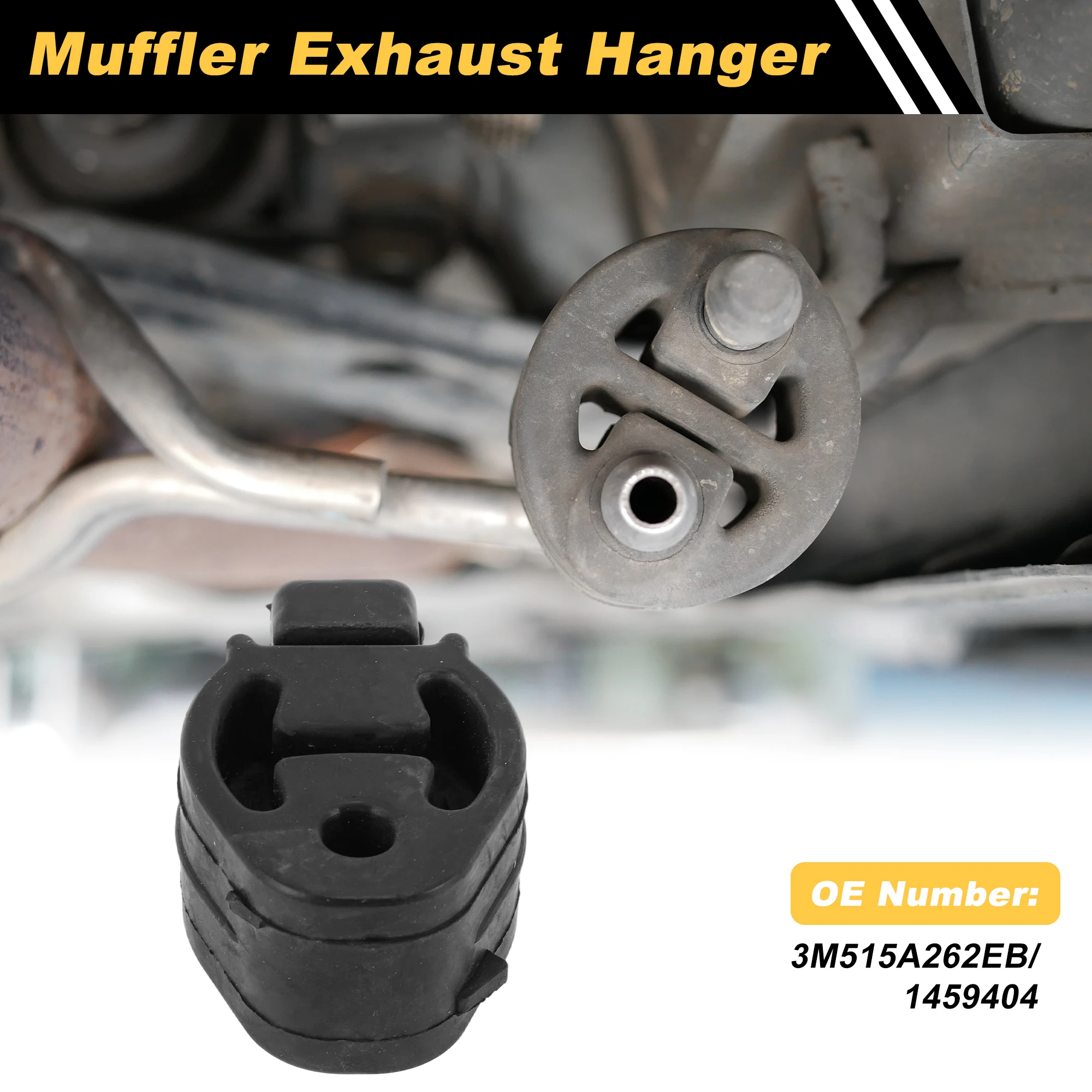 

Кронштейн глушителя UXCELL для Ford Fiesta ST150 2005-2008 3M515A262EB, резиновый, черный