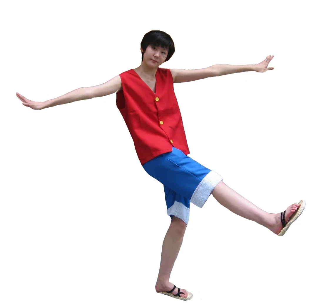

Brdwn унисекс Monkey D Luffy 1e Generatie Pak Косплей Костюм Luffy 1e Generatie Pak Косплей