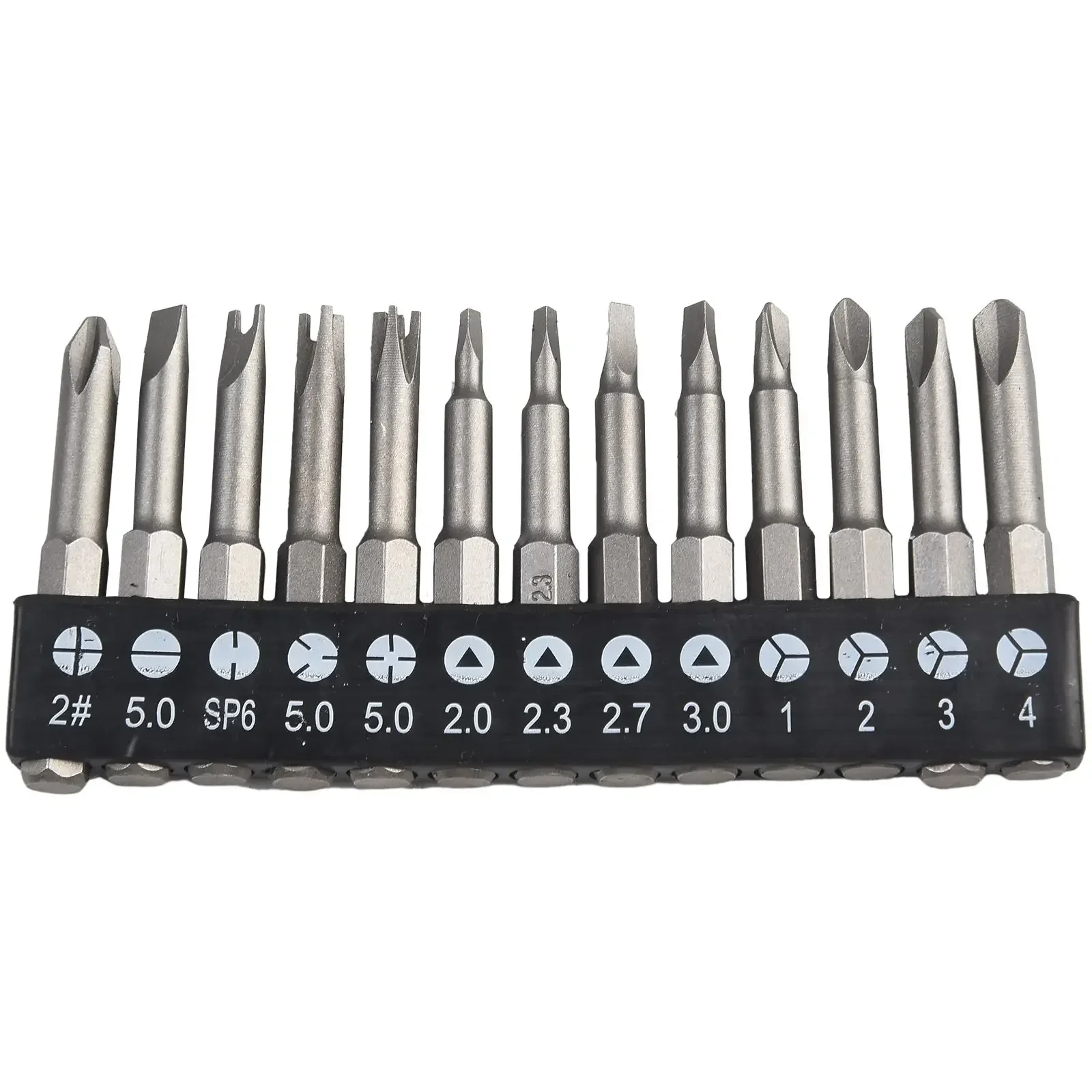 13pcs Special-Shaped Screwdriver Set PH2 U Y Shape Triangle Inner Cross Three Points Four Points 50mm Screw Driver Bit Hand Tool