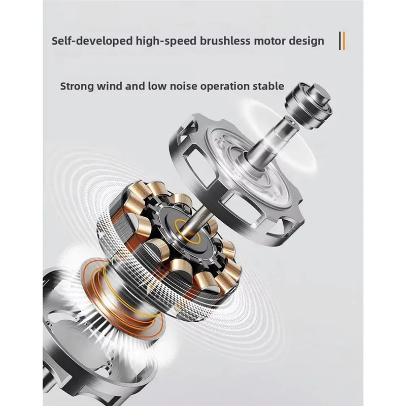 ABBO-Air Compressor Wireless Inflator Brushless Motor Electric Air Pump High Flow, For Small Air Mattres Kayak Paddle