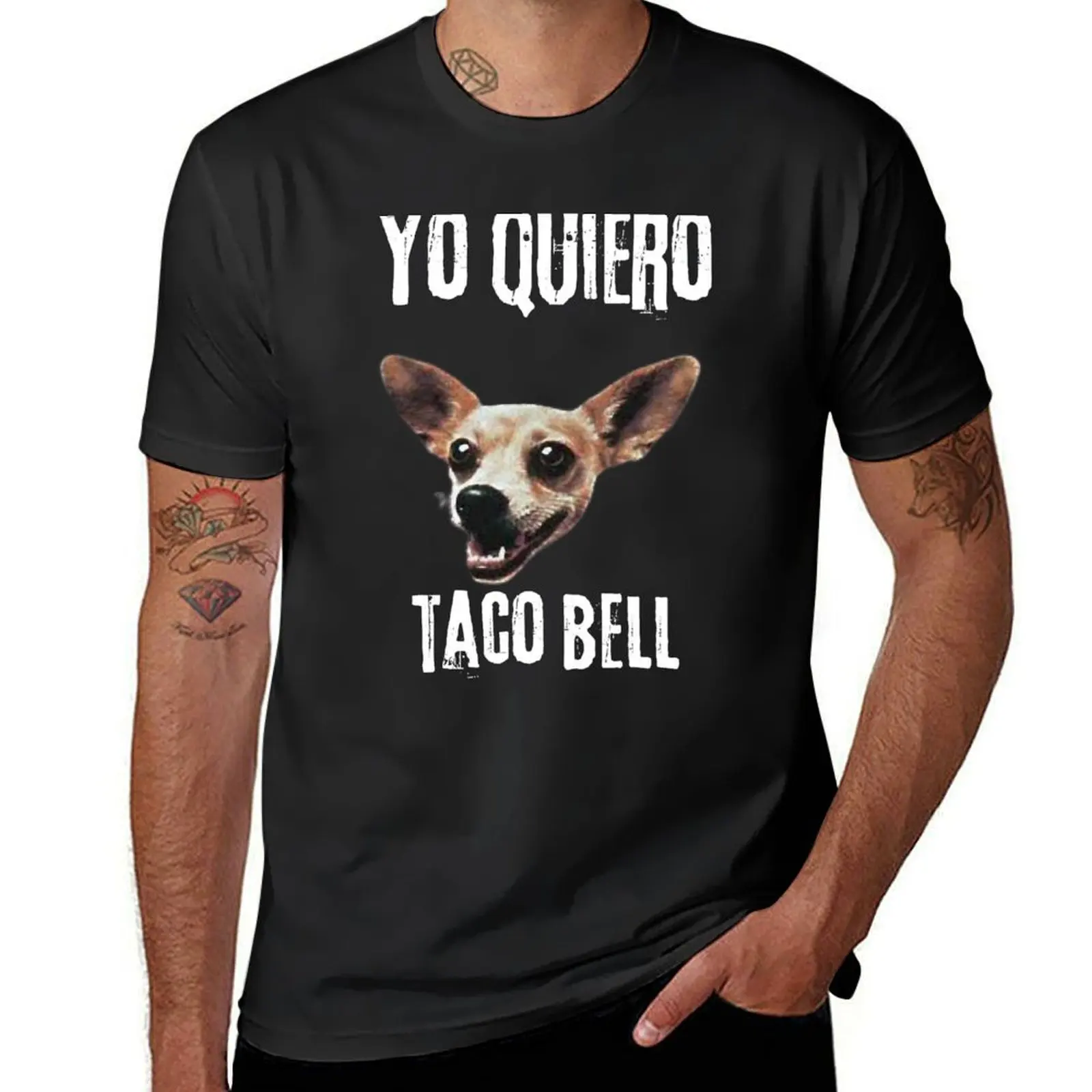 Funny yo quiero taco bell T-Shirt summer tops quick-drying oversized blacks mens graphic t-shirts