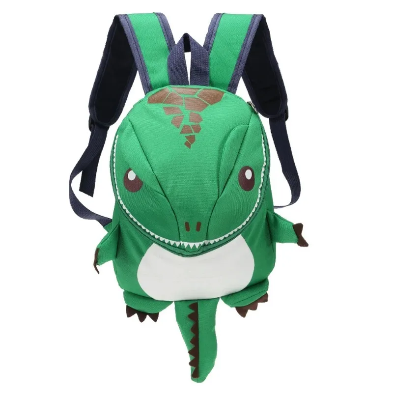 Bolsas de viaje con estampado de animales de dinosaurio en 3D para niños, mochilas impermeables para niños y niñas, bolsa pequeña de dibujos animados