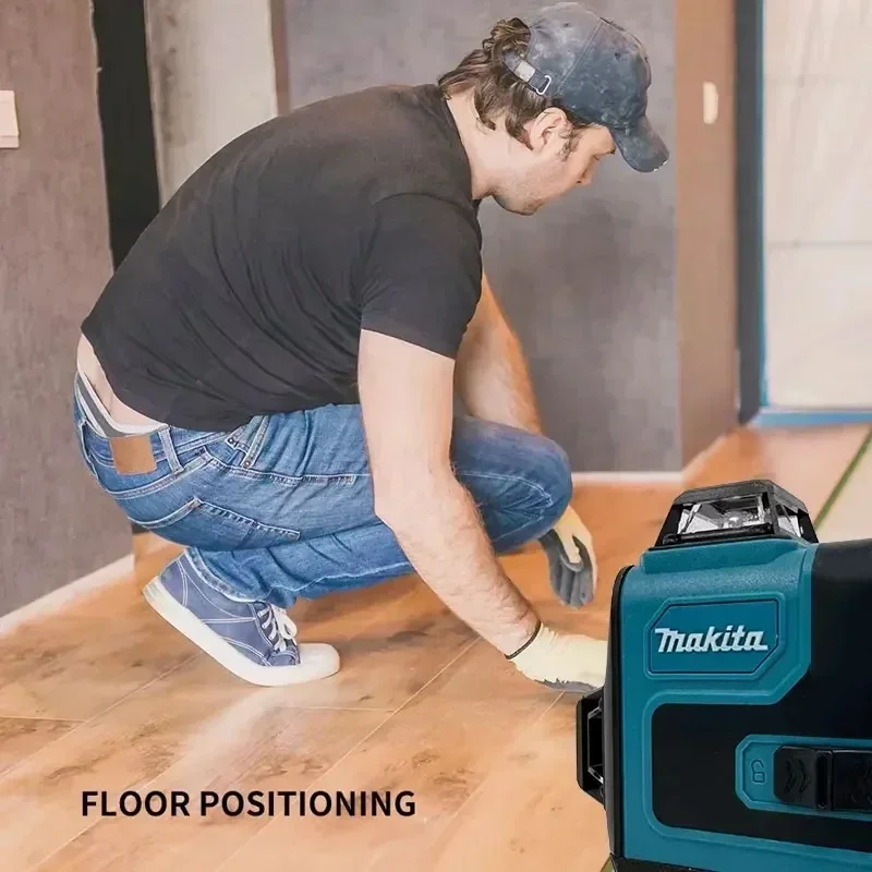 Makita Light Laser High-Precision High-Precision 16-Line 360 Horizontal Vertical Cross Level Green Wall-Mounted PortableTool