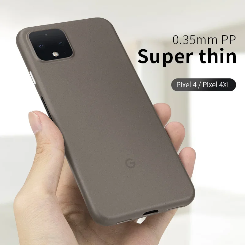 0.35mm Ultra Thin Matte PP Case for google pixel 3 3A 4 xl 3XL 3AXL 4A 5 Full Cover Hard PP Case funda for 6 7 7A 8 PRO