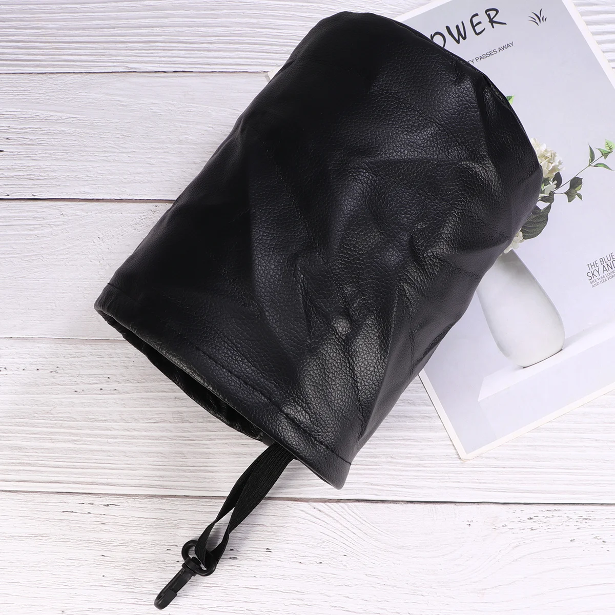 

1pc Car Garbage Bag Double Layer Thickened Waterproof Washable For Car Backseat Organizer Multifunctional Storage Bag