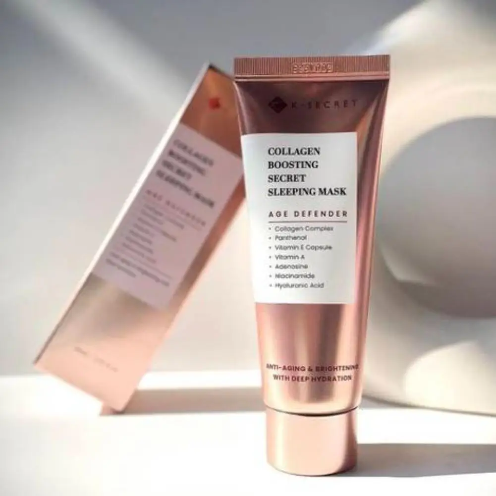 K-Secret Active Gel Sleep قناع الوجه تنظيف الوجه تقشير تقشير فرك تنظيف عميق حب الشباب البثرة إزالة منظف الوجه