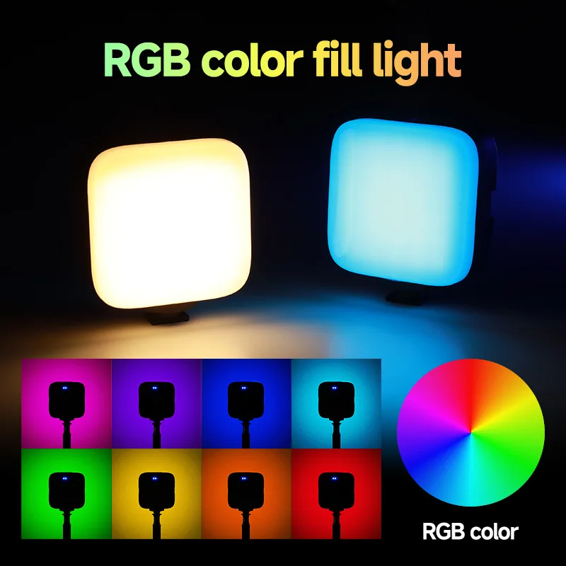 Filling Light Portable LED Pocket Dual Color Temperature Photography Light Micro Camera Phone Portrait Special Effects Mini