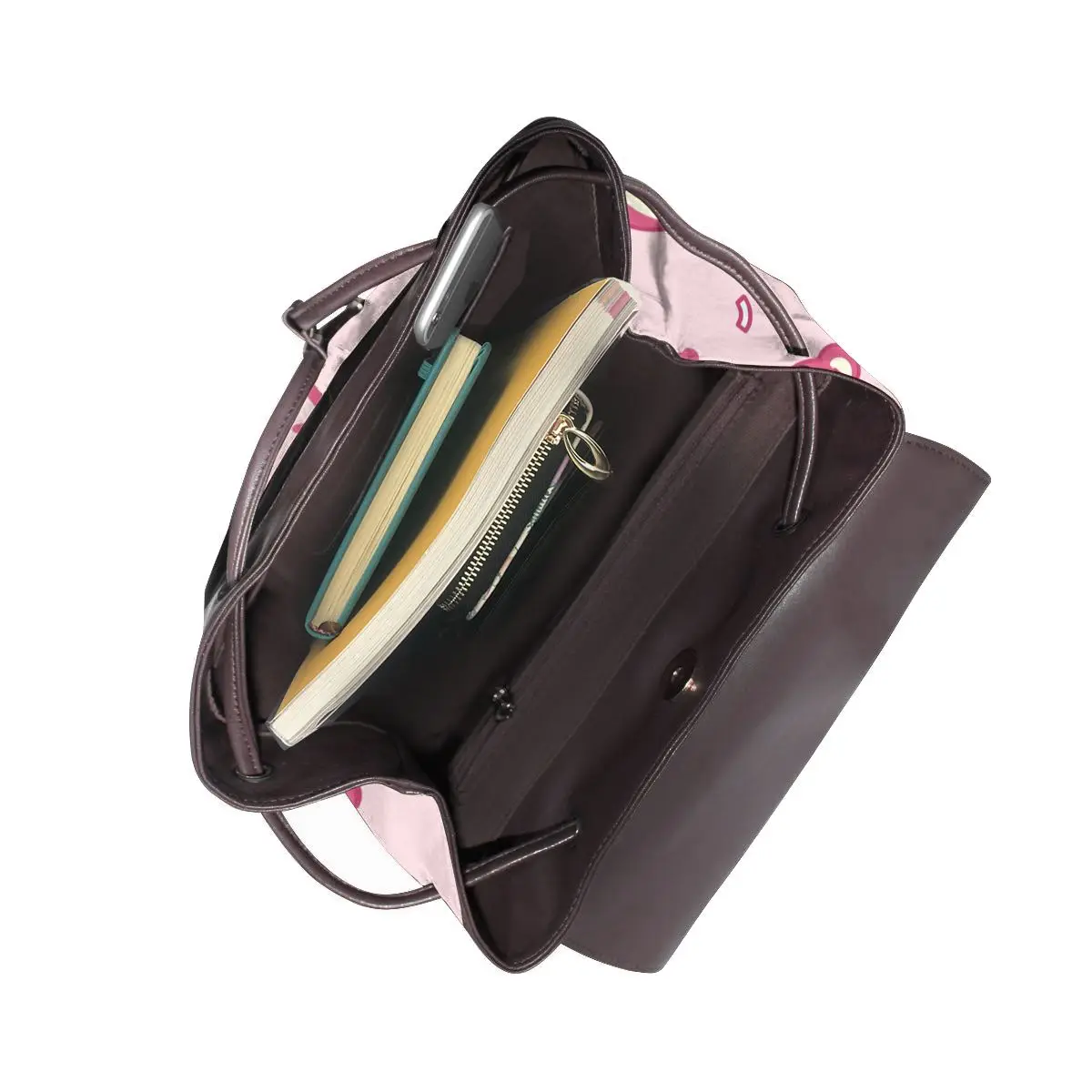 New Women's Multifunction Lotso Backpack Casual Leather School Bag For Girls Fashion Travel Shoulder Bag