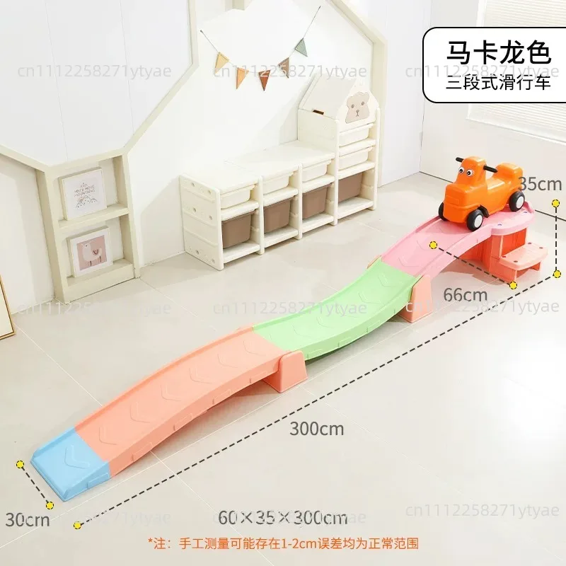 Plastic Toy Roller Coaster with Sliding Car - Fun Amusement Ride for