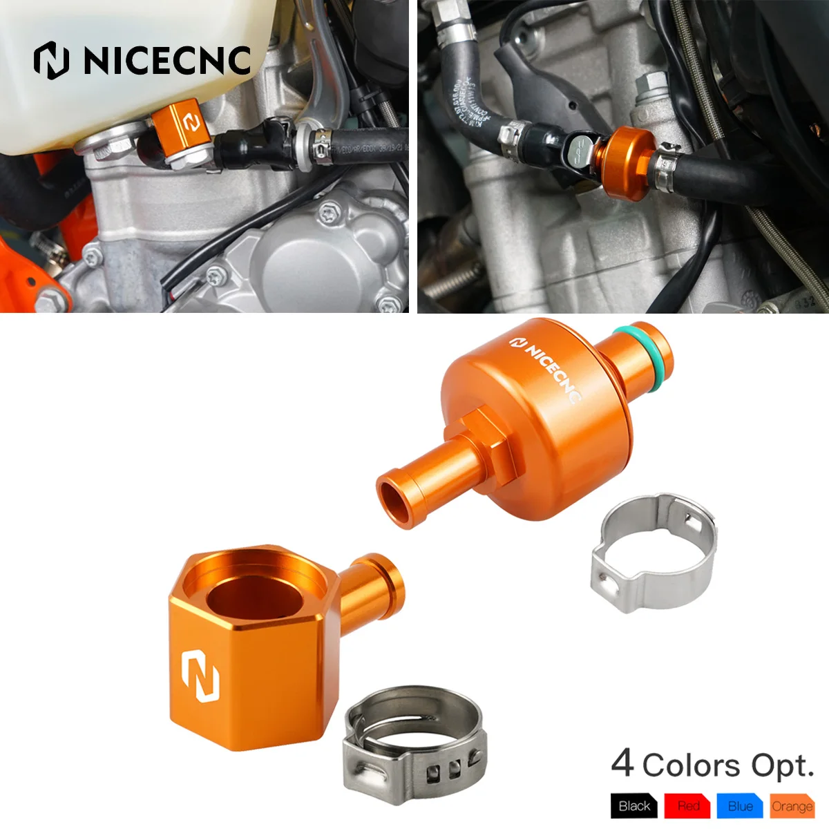 

NICECNC For KTM EXC 300 250 XCW 150 2023 EXC XC XCW TPI Six Days 250 300 2020-2022 EXCF SXF Fuel Line Oil Tank Filter Connector