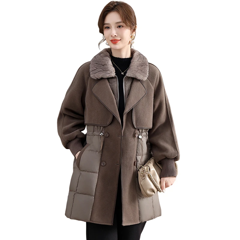 

2025 New Winter Down Jacket & Wool Coat Collection - Premium Warm Outerwear for Women Coat Women Keep Warm YQ24