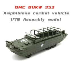 1/72 WWII GMC DUKW 353 Amphibious Combat Vehicle Assemble Model Military Building Kits Educational Toys for Boys