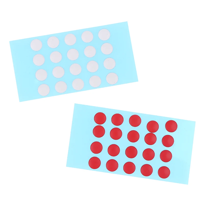 1 Pack Glass Mouse Skates DIY Universal Dots Mouse Feet Pads Sticker for Gaming Mouse Anti-Slip Pad