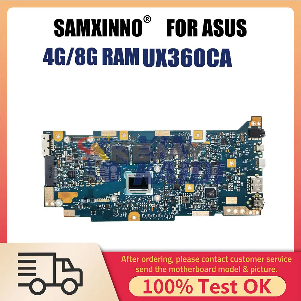 

Notebook Mainboard For ASUS U360CA UX360CA UX360CAK UX360 UX360C TP360CA Laptop Motherboard With M3 M5 I5 M7 4G 8G-RAM