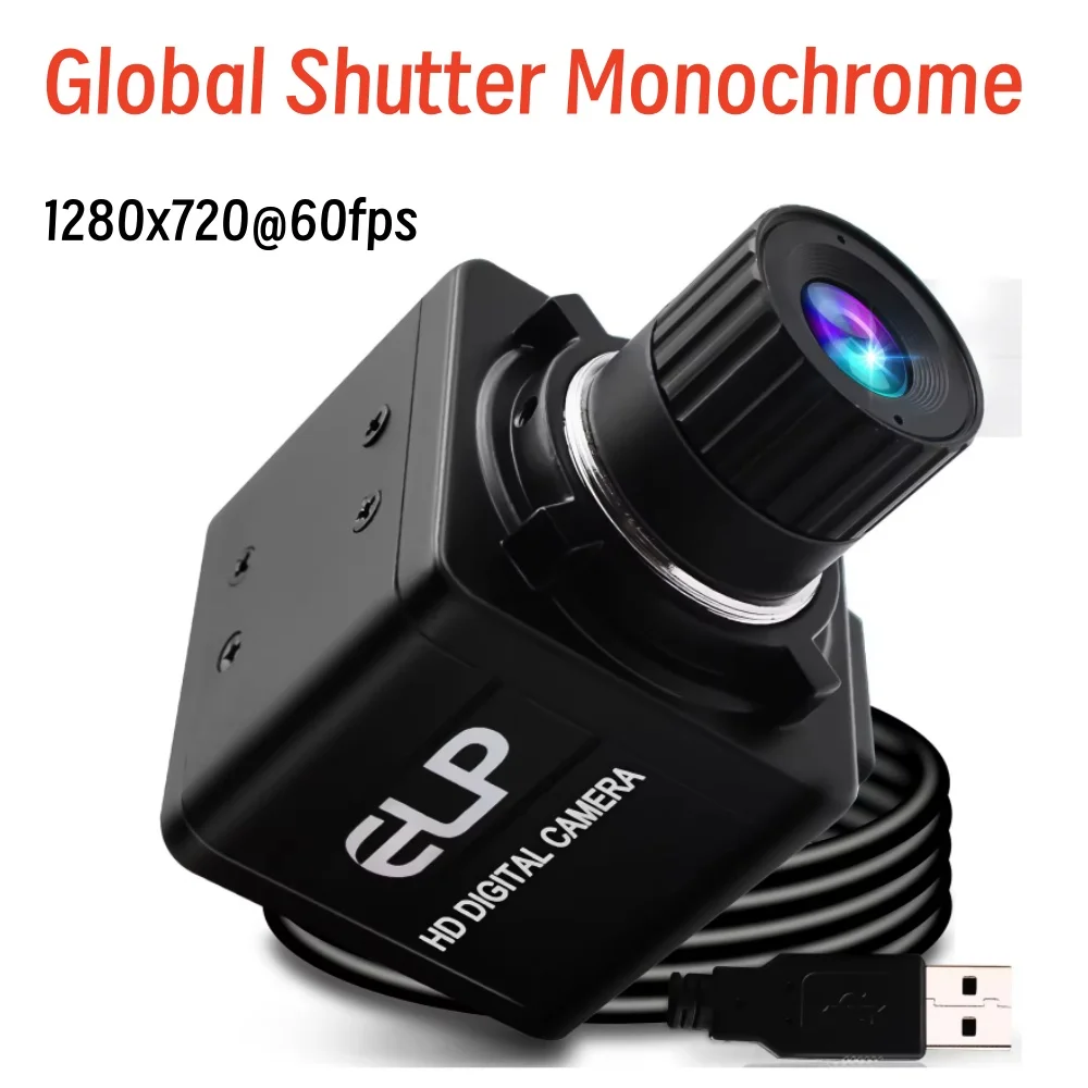 

SVPRO 720P 60 кадров в секунду USB-камера с глобальным затвором Монохромная веб-камера HD AR0144 USB2.0 с объективом 4 мм