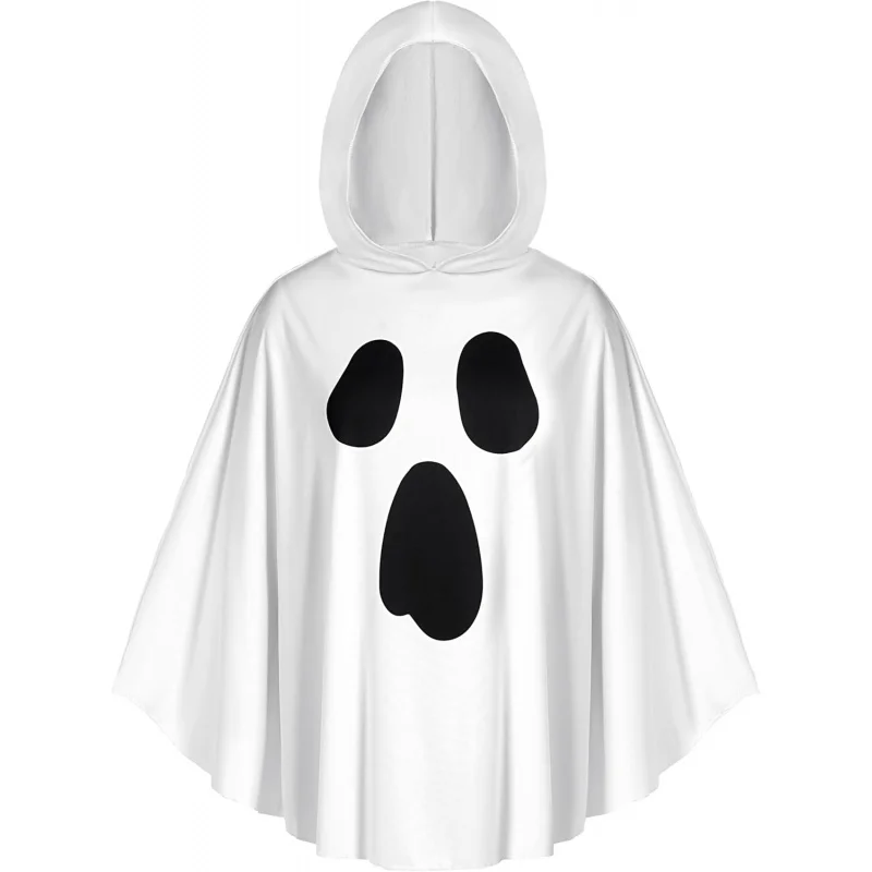 

❤️❤️❤️Spooktacular Creations Women's Ghost Costume, White Ghost Poncho, Adult Halloween Costume, One Size❤️⭐️❤️
