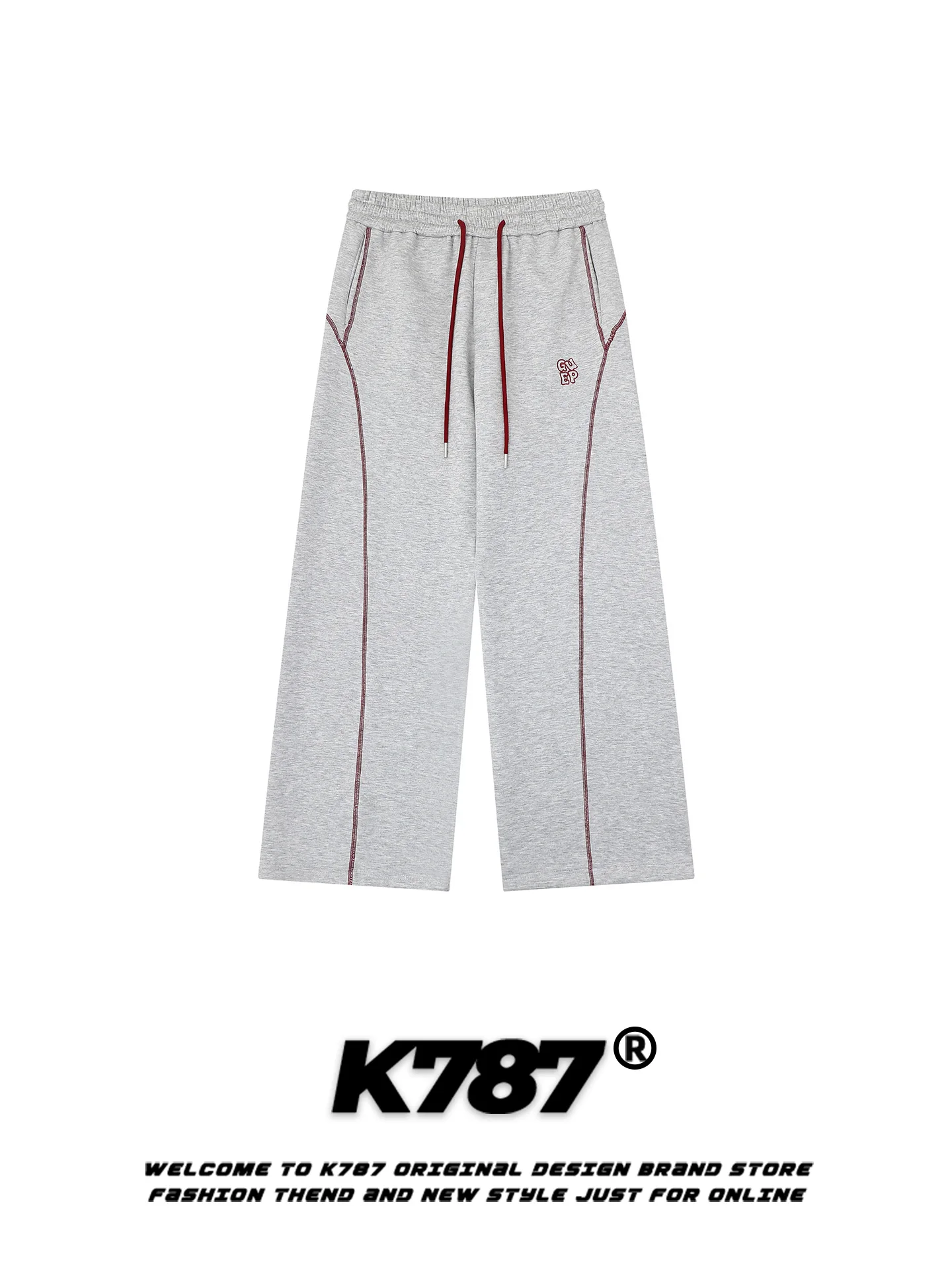 

Широкие прямые брюки в американском уличном стиле K787, унисекс, свободного кроя, для мужчин и женщин.