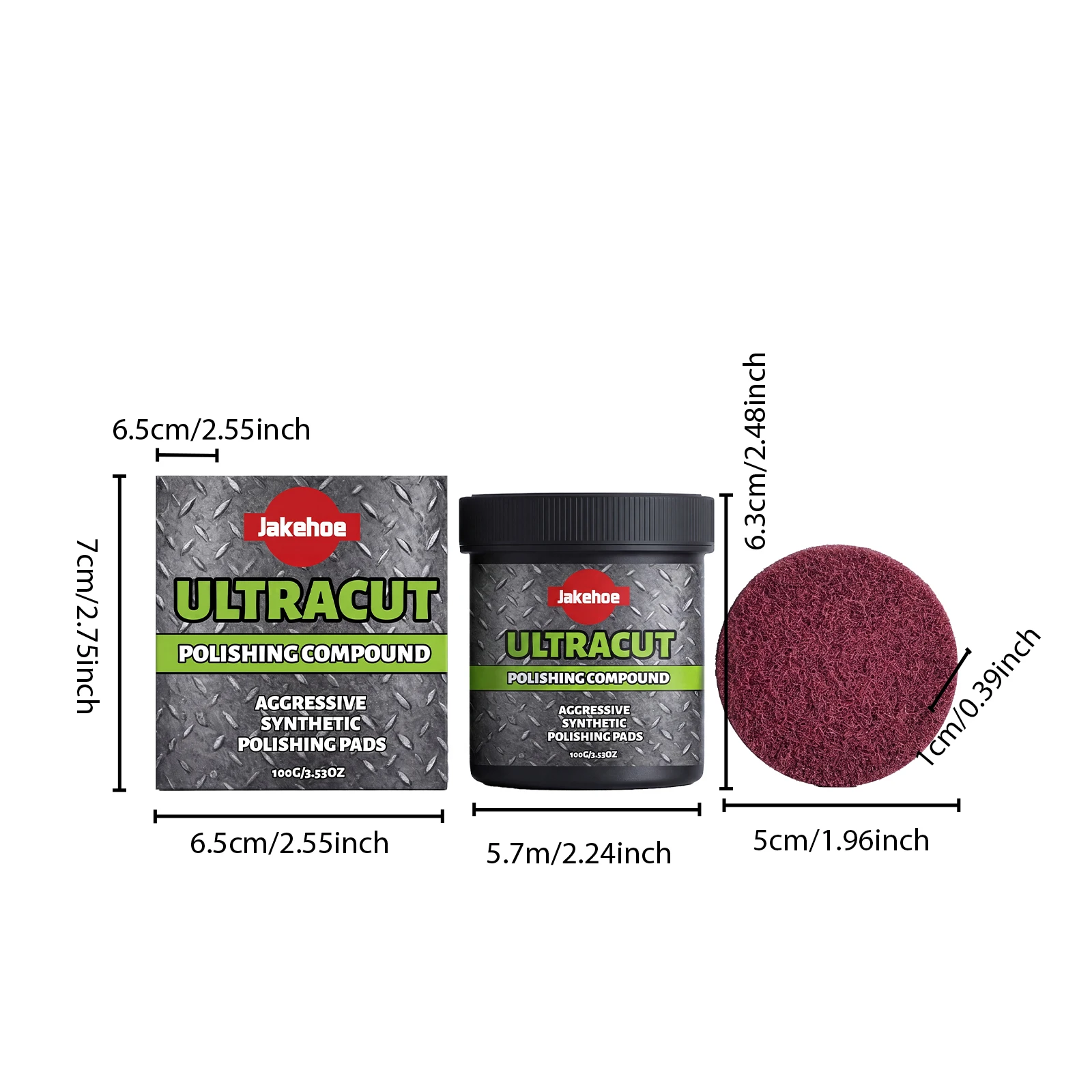 Ultra Cut Autopolitur-Set Polierpad Autolack-Kratzer-Reparatur Schleif- und Detailing-Werkzeug Multifunktionale Oberflächenpolitur – Detail 8