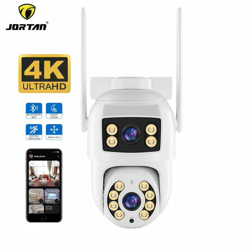 

4K 6MP Dual Lens Outdoor Wifi Security Camera Home Cam CCTV Wireless Surveillance Video IP Colornigth External Monitoring Camera