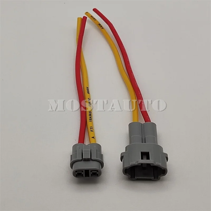 For Kawasaki Suzuki Pre-wired 2-Pin Female & Male Connector Plug For Sumitomo MT090