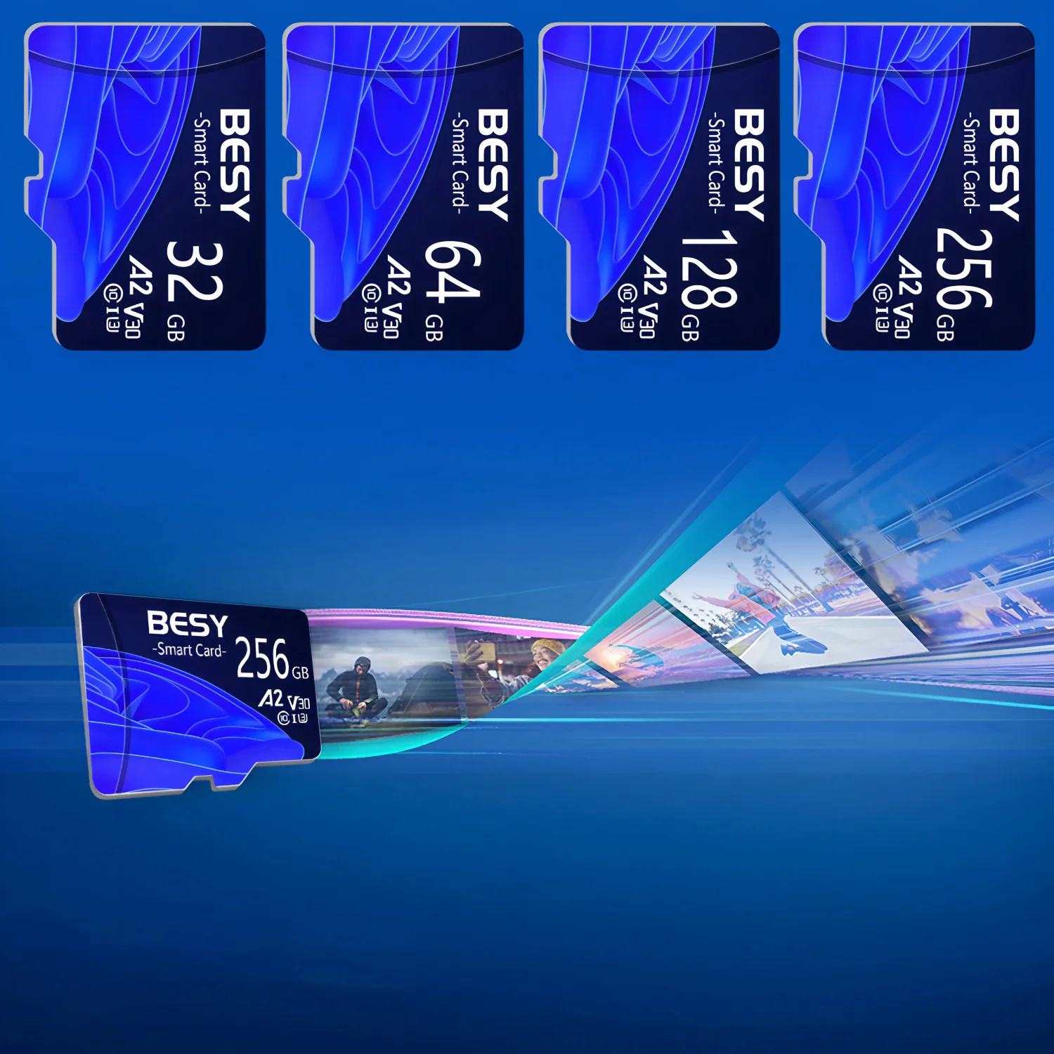 Micro TF Flash SD Card Class10 32GB 64GB 128GB Reading & Writing Memory Card Flash Memory TF Card for Phone / Tablet / Camera