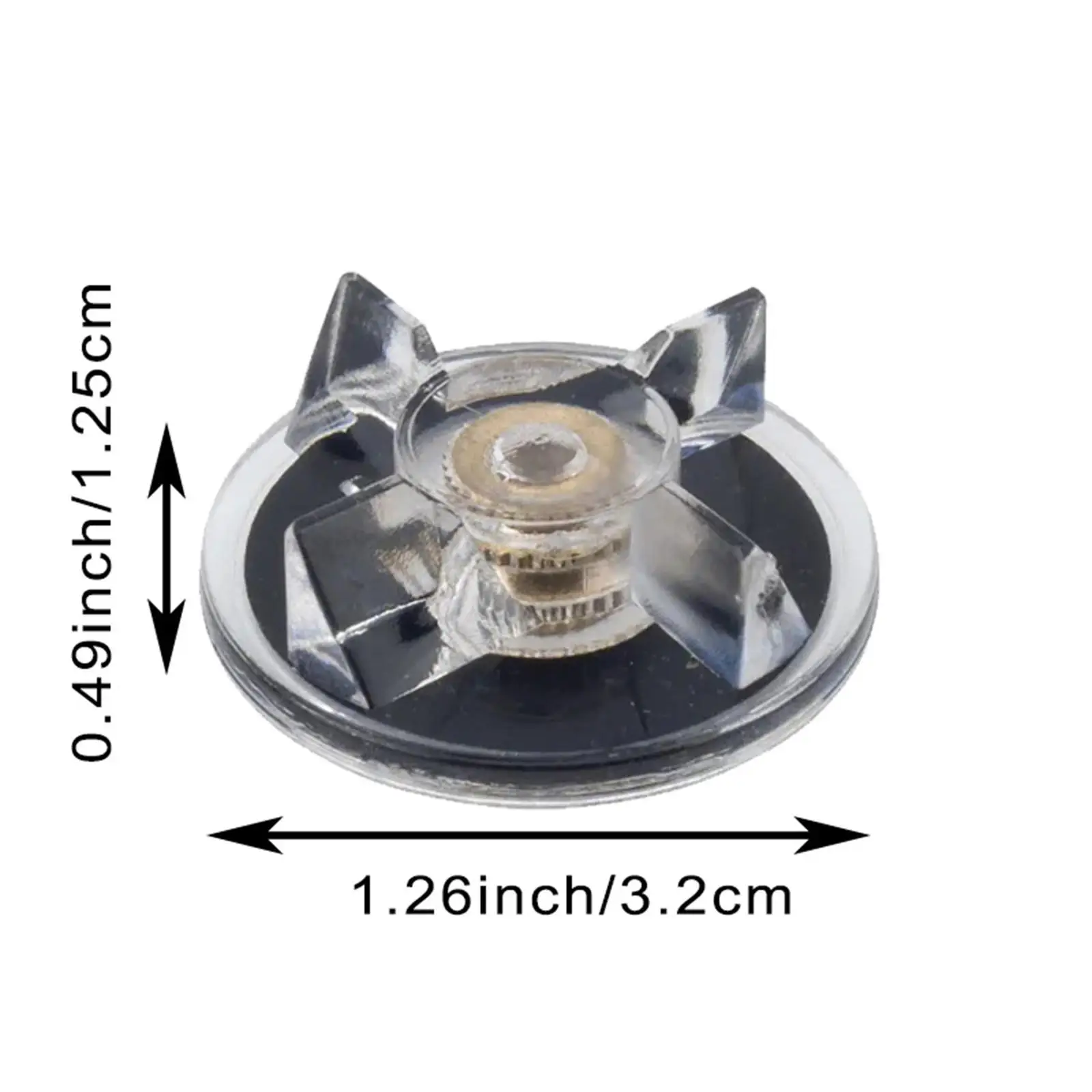 5Pcs Mixer Accessories, Blender Coupler Gear Clutch Coupling Threaded Blenders Drive Gear Blender Coupling Gear Clutch