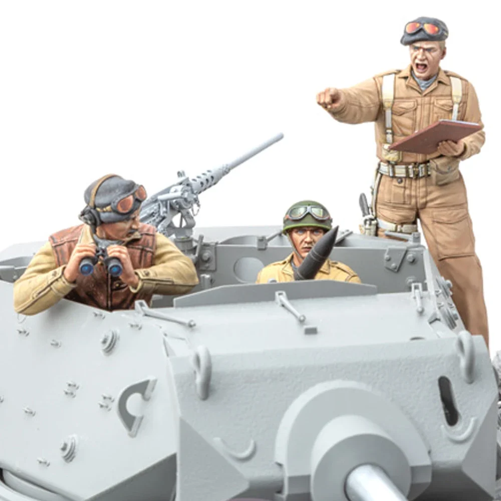 

1/16 WW II M10 Achilles British Tank Crew , Resin Model figure soldier, Military themes, Unassembled and unpainted kit