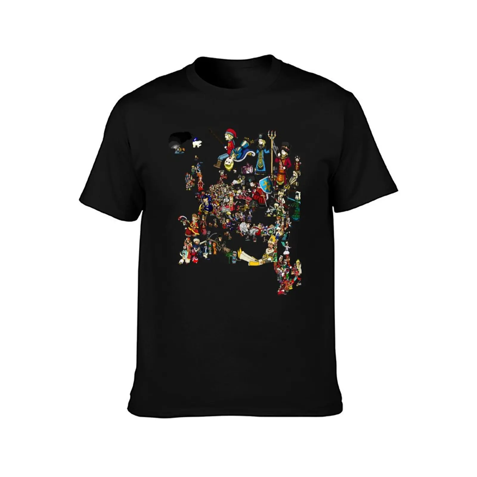 EUROPA UNIVERSALIS - National Personifications Map - 1444 T-Shirt Summer Casual Cotton Tee Oversized Streetwear Tops