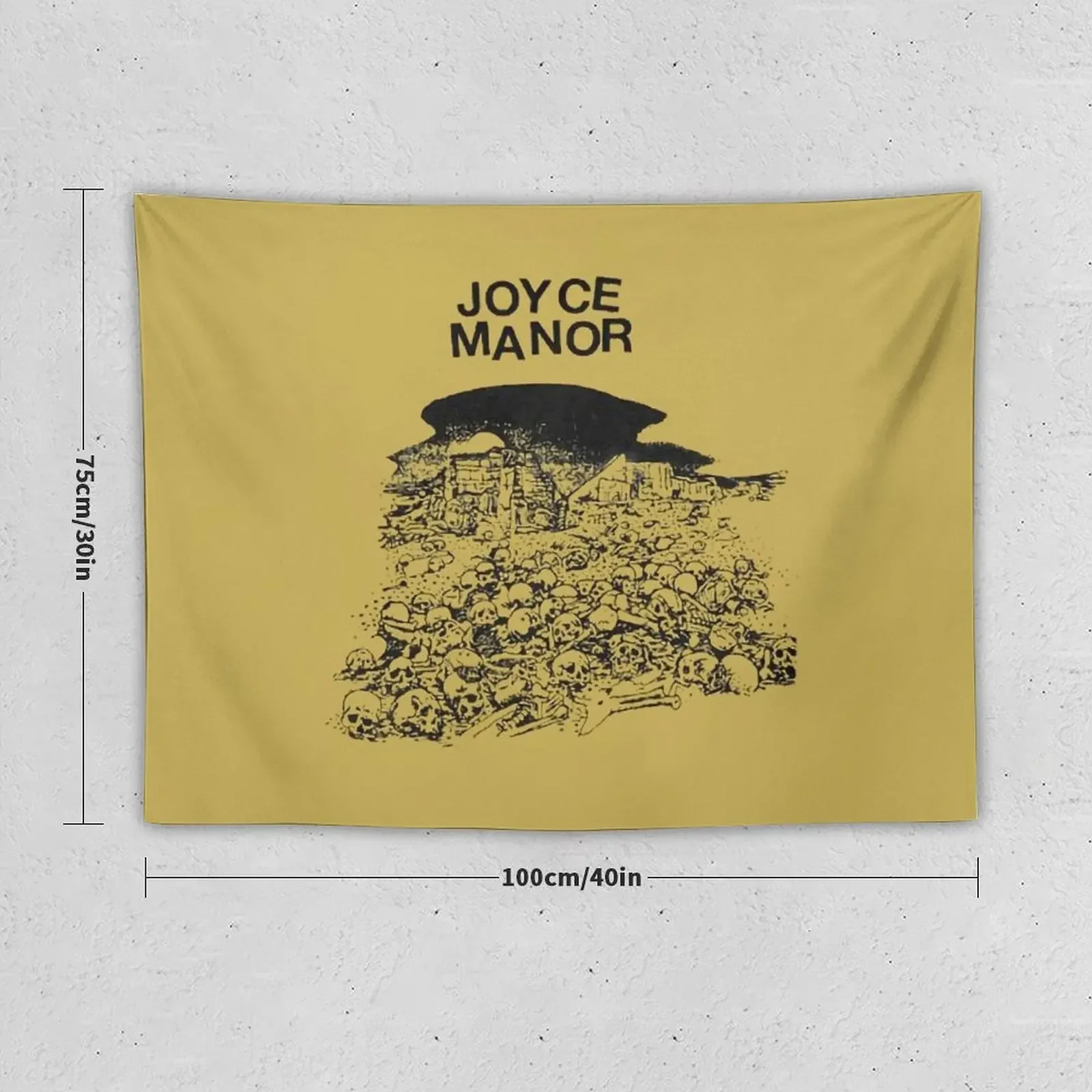 Joyce Manor - SkullsApparel for Fans Tapestry Decoration Aesthetic Luxury Living Room Decoration Bedrooms Decorations Tapestry