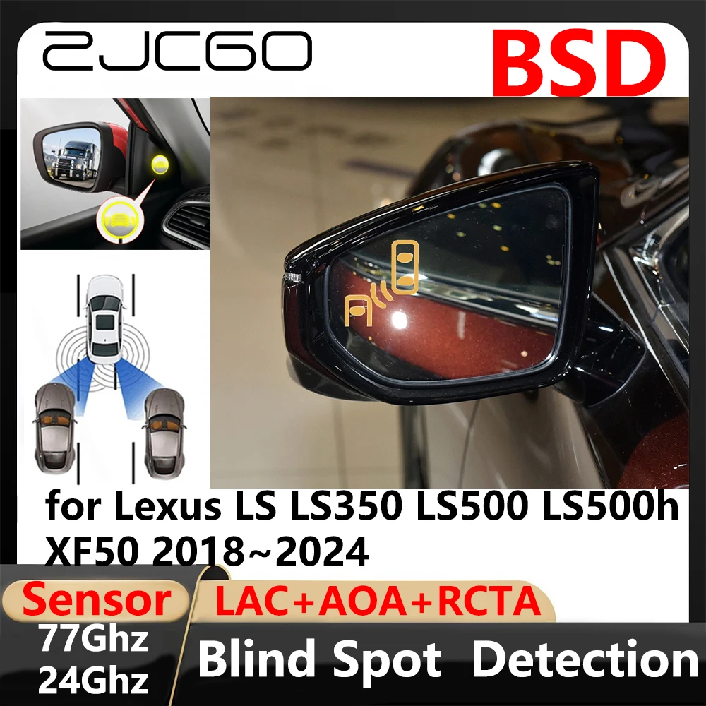 BSD Blind Spot Detection Lane Change Assisted Parking Driving Warnin for Lexus LS LS350 LS500 LS500h XF50 2018~2024