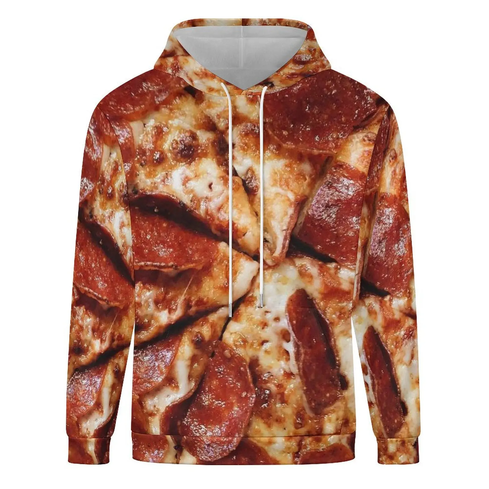 Śmieszna grafika pizzy 3D Print Hamburger Bluza z kapturem dla mężczyzn Stek wołowy Bluzy Mężczyźni Kobiety Cool Streetwear Bluzy Topy Odzież